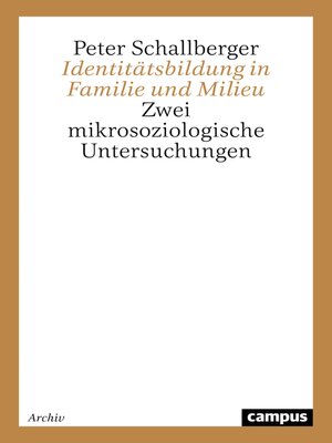cover image of Identitätsbildung in Familie und Milieu
